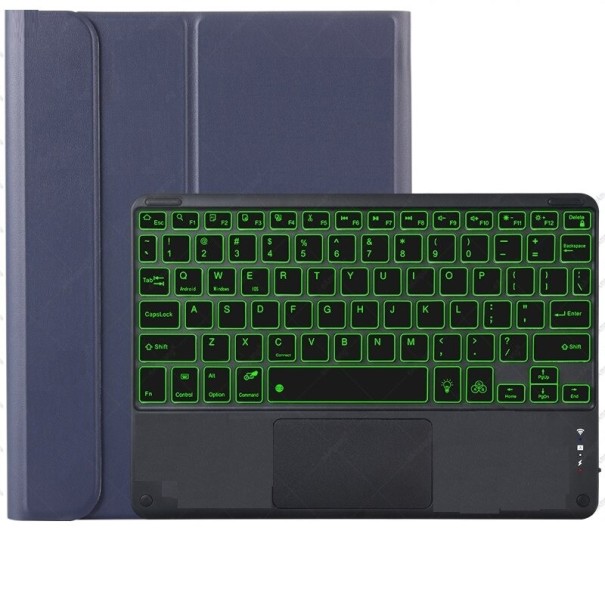 Capa com teclado e caneta para Apple iPad Pro 12,9" (2021/2020/2018) com retroiluminação 9