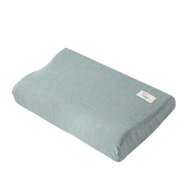 Capa de almofada colorida 30x50 cm Capa de algodão em tecido suave Respirável hipoalergénica Roupa de cama Lavável verde