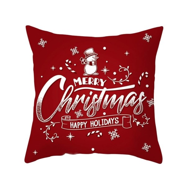 Capa de almofada de Natal em caxemira 41