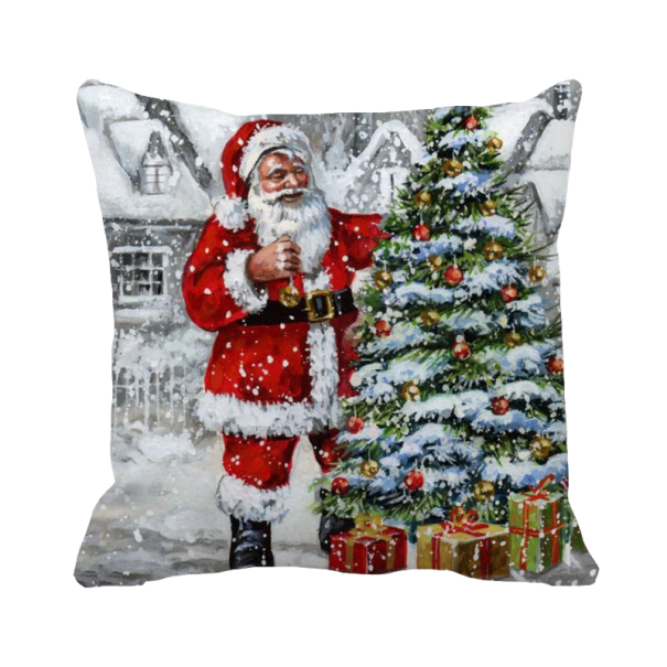 Capa de Almofada de Natal Pai Natal 1
