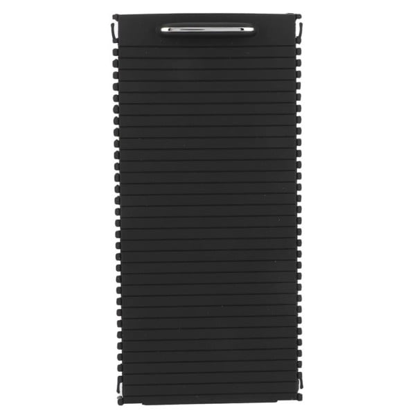 Capa de borracha preta para o compartimento de armazenamento da consola central para Mercedes-Benz Classe C W204 S204 e Classe E A207 Peça 1
