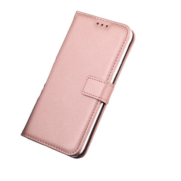 Capa de pele para Xiaomi Redmi Note 9S rosa claro