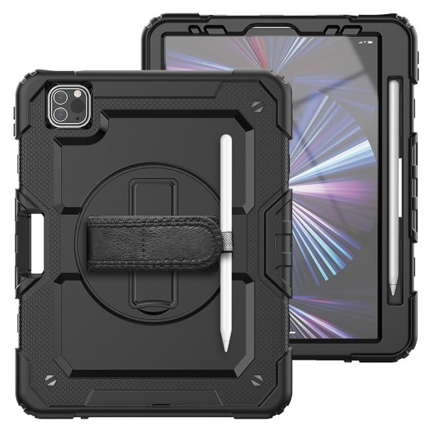 Capa de proteção com suporte para Apple iPad Air 5 10,9" 2022 preto