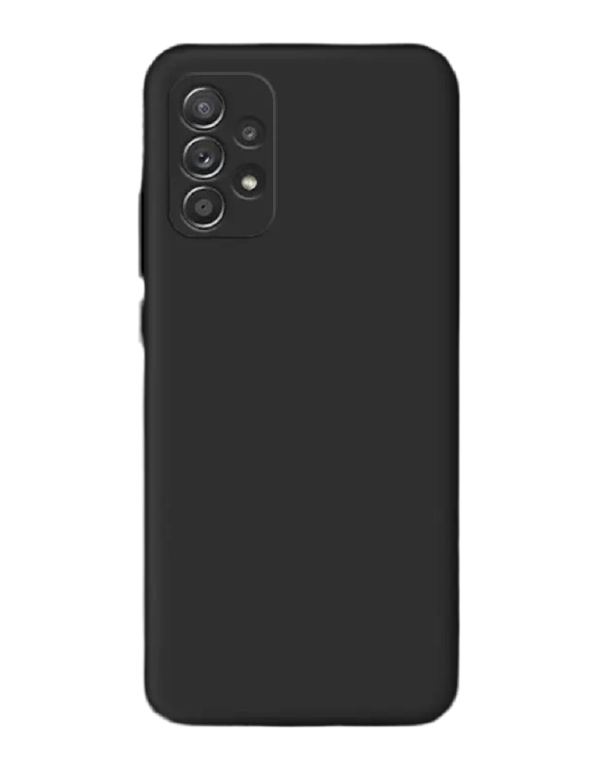 Capa de proteção em silicone para Samsung A54 preto