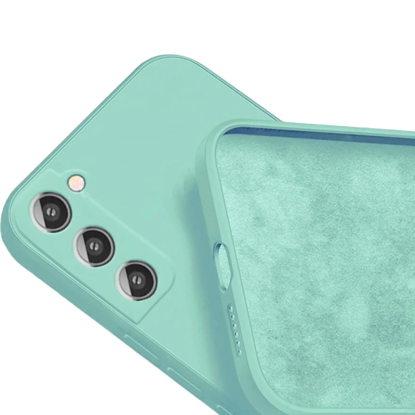 Capa de proteção em silicone para Samsung Galaxy A54 B2003 turquesa
