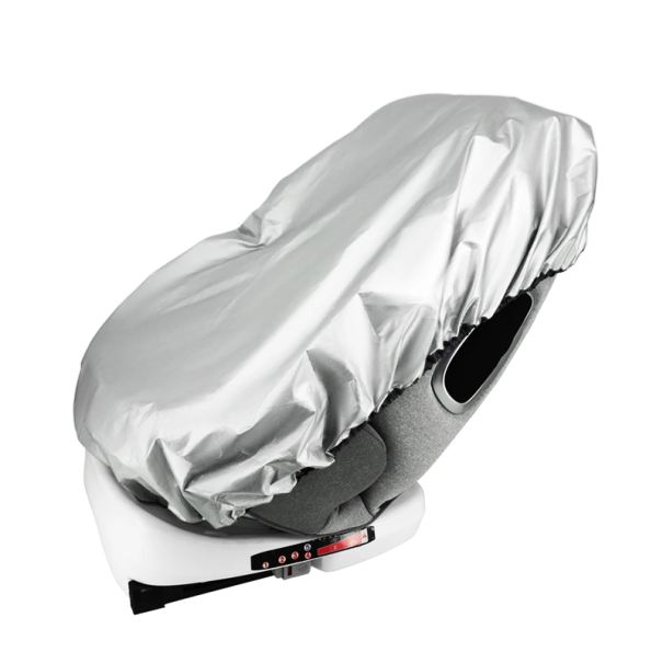 Capa de proteção reflexiva para cadeira auto infantil 117 x 72 cm proteção UV contra o sol e calor Capa de verão para cadeira auto proteção do estofamento 1