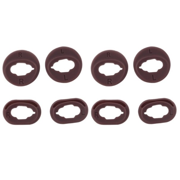 Capa de silicone para auriculares Samsung Galaxy Buds Live 8 pcs castanho