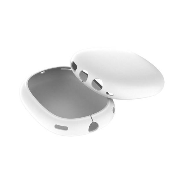 Capa de silicone para auscultadores Airpods Max 2 unidades branco