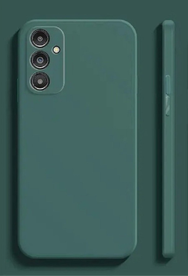 Capa de silicone para Samsung A04e verde escuro