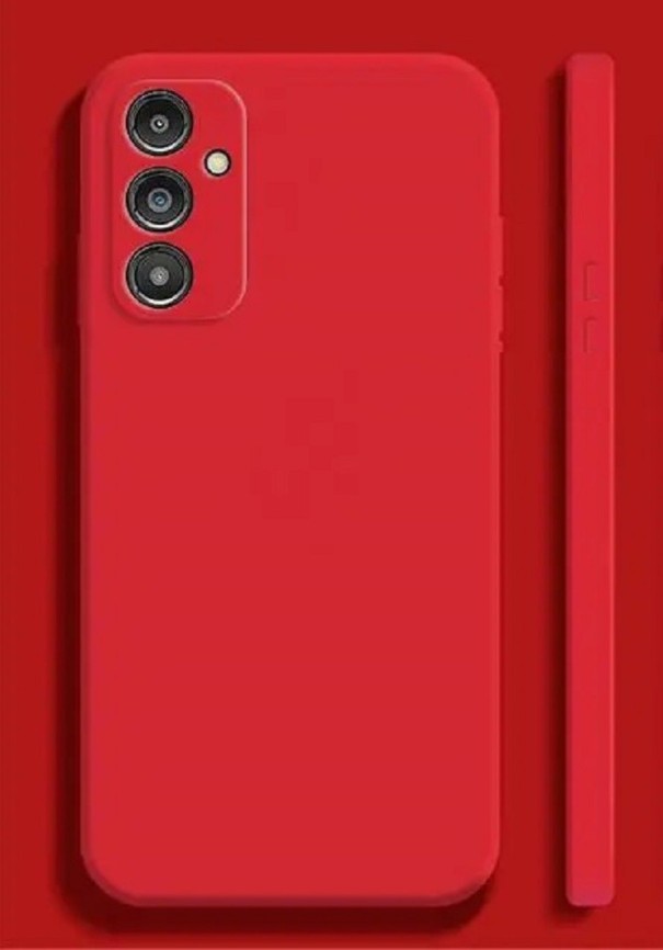 Capa de silicone para Samsung A04s vermelho
