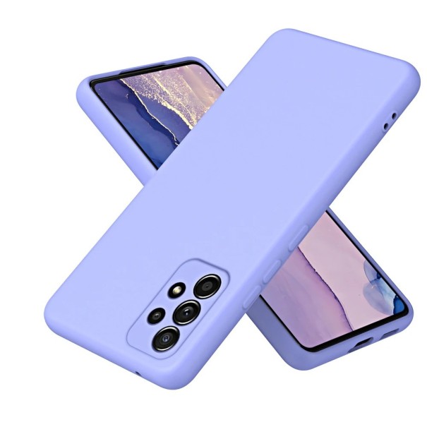 Capa de silicone para Samsung A23 5G roxo