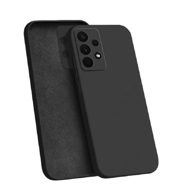 Capa de silicone para Samsung A73 5G preto