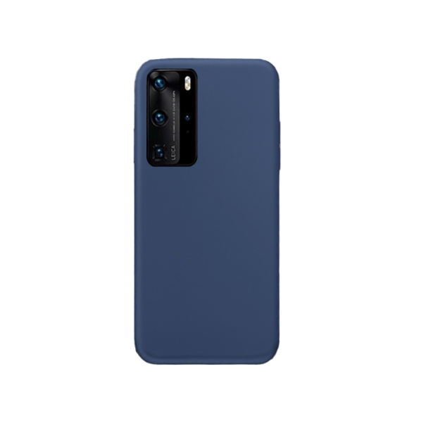 Capa de silicone para Samsung Galaxy Note 20 azul escuro