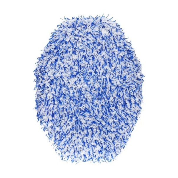 Capa de substituição para limpeza de automóveis em microfibra 31 x 18 cm Capa de escovas de substituição Lavagem manual Carroçaria Vidros Acessórios para automóveis Limpeza sem riscas azul