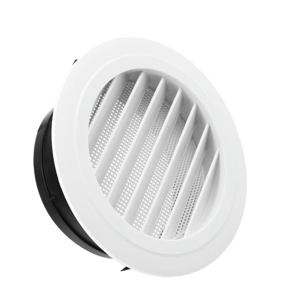 Capa de ventilador de tubo redondo 150 mm 190x65x144 mm Grelha de ventilação de proteção abertura de ventilação Capa de válvula de extração para circulação de ar 1