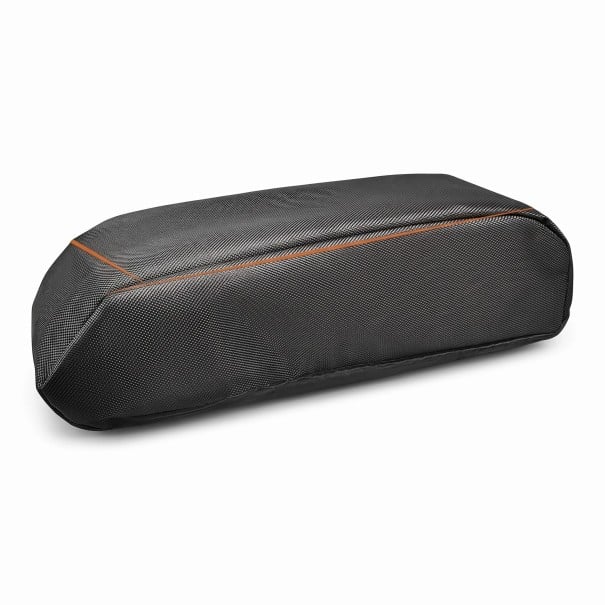 Capa impermeável para bateria de bicicleta elétrica 39 x 10 x 12 cm Oxford 1680D e tecido em rede 190T Cordão ajustável Preto Para bateria Hailong 1