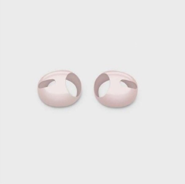 Capa para auriculares Airpods Pro 1 par rosa claro