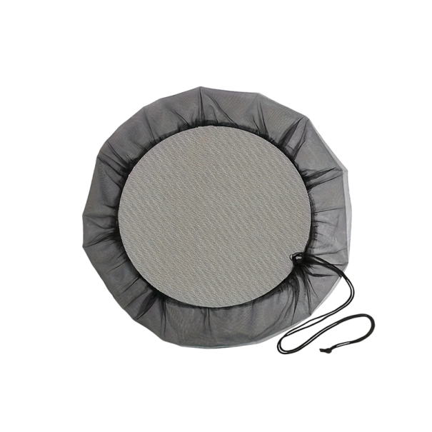 Capa para barris de água da chuva 100 cm Rede para reservatórios de água da chuva Capa protetora com cordão ajustável Recipientes para recolha de água da chuva 1