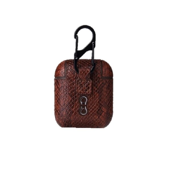 Capa para caixa de Apple Airpods 1 / 2 K2118 castanho