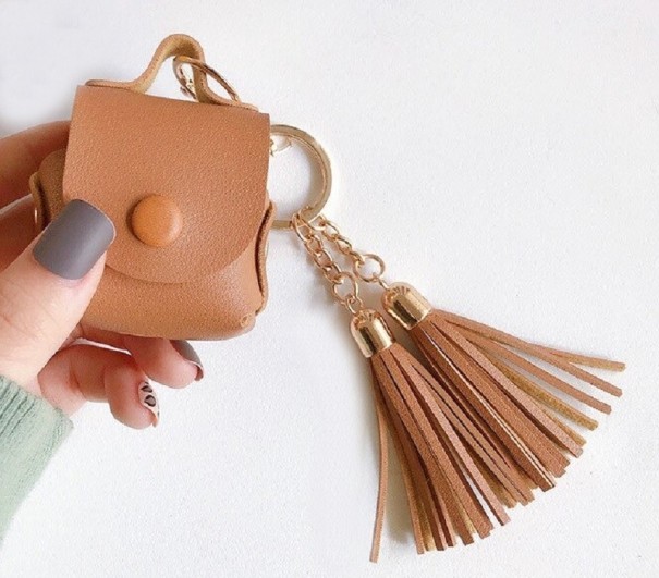 Capa para estojo de Apple Airpods 1 / 2 K2193 castanho claro