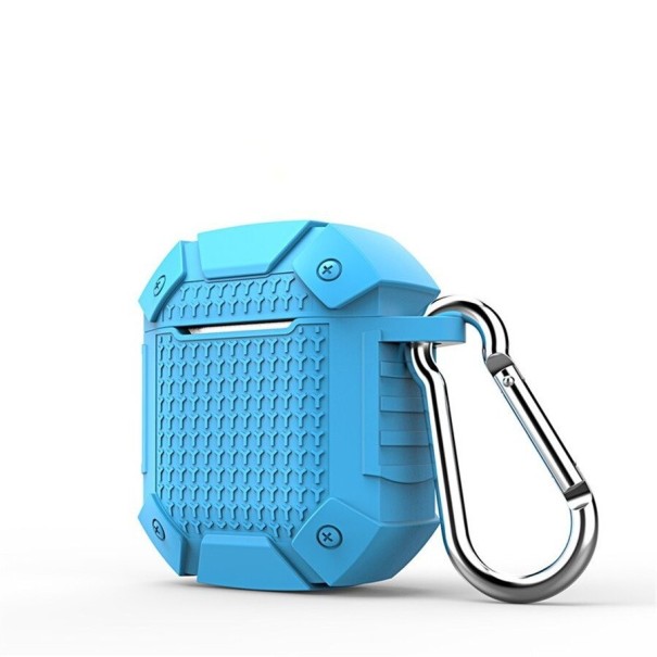 Capa para estojo de Apple Airpods 1 / 2 K2203 azul claro