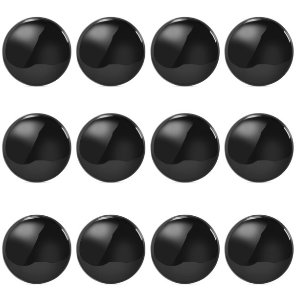 Capa para parafusos de automóvel 12 unidades preto