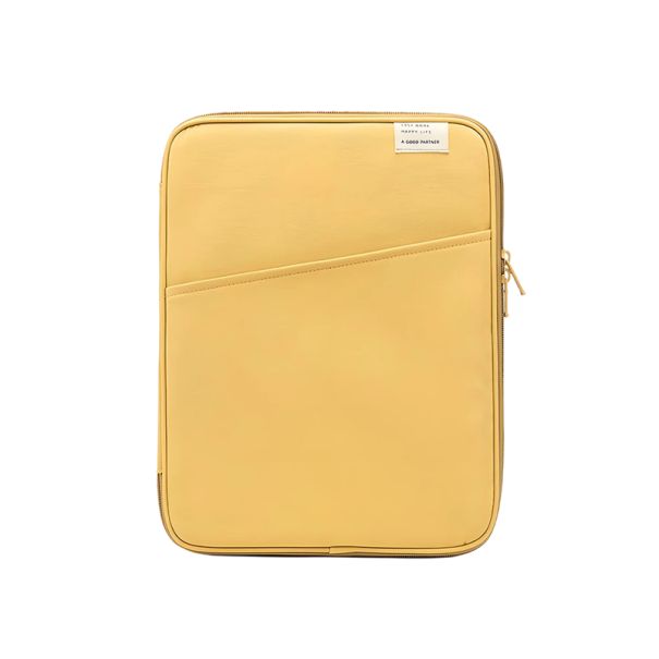 Capa para tablet de 13 polegadas para iPad Air 4 5 Pro Mini 5 6 Xiaomi Samsung Huawei Lenovo Capa protetora fina Cor neutra Design amarelo