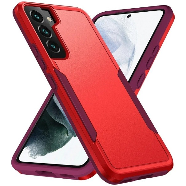 Capa protetora à prova de choque para Samsung Galaxy S23 Plus vermelho