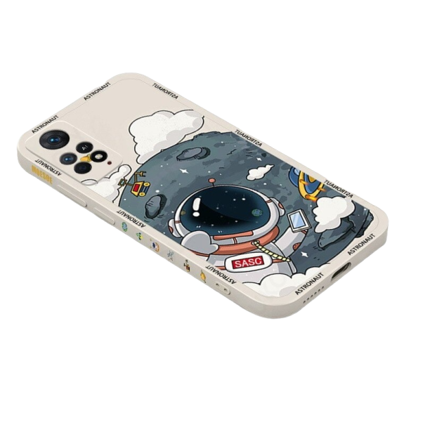 Capa protetora com astronauta para Xiaomi Redmi Note 10S 6