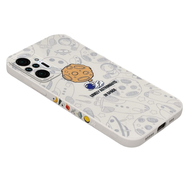 Capa protetora com astronauta para Xiaomi Redmi Note 11 Pro 4