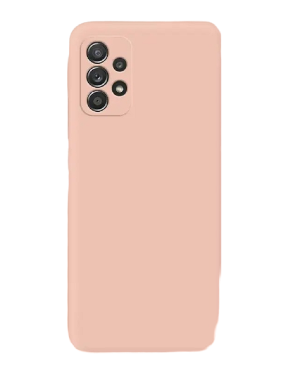 Capa protetora de silicone para Samsung A14 B2007 rosa