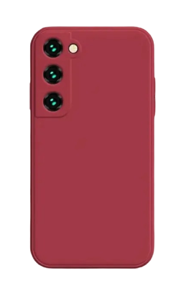 Capa protetora de silicone para Samsung Galaxy S23 B2031 vermelho