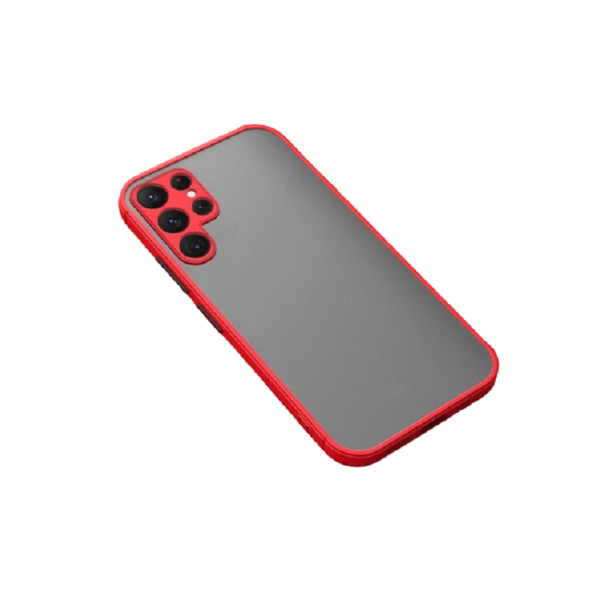 Capa protetora para Samsung Galaxy A50 mate vermelho