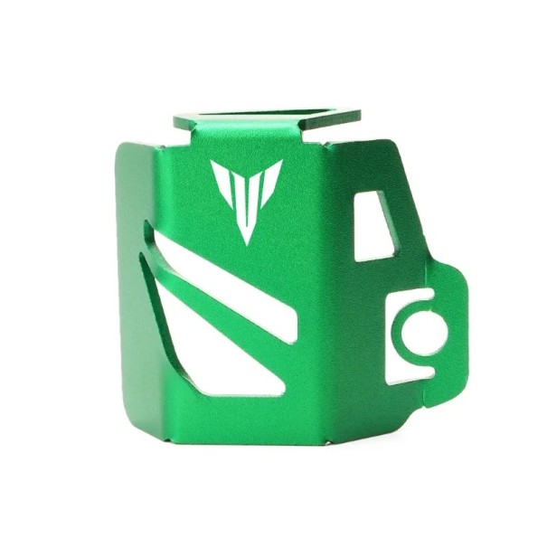 Capa universal da reserva de líquido de travão CNC em alumínio para motos Yamaha série MT verde