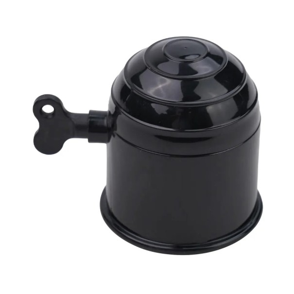 Capac din plastic pentru sferă de remorcare 50 mm cu șurub anti-slăbire pentru autoturisme, camioane și remorci negru