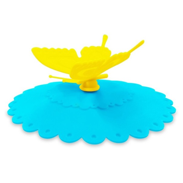 Capac din silicon cu fluture albastru 2