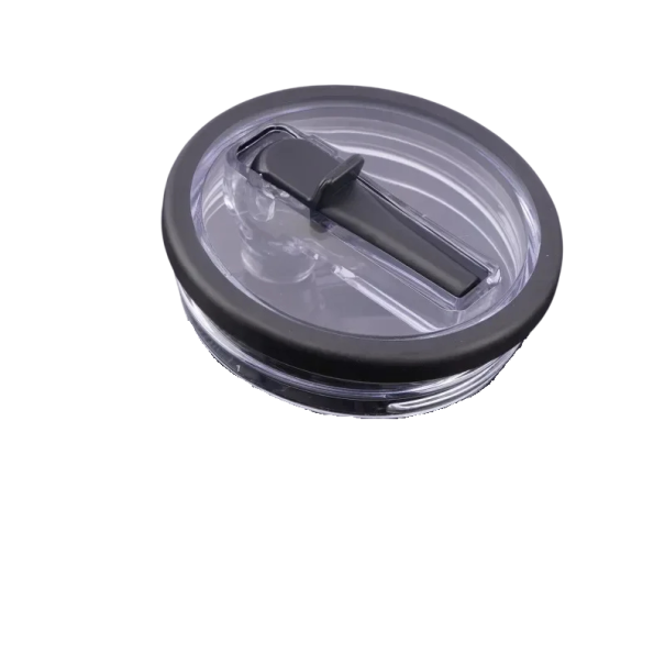 Capac înlocuibil cu paie rabatabilă pentru Cupa Stanley 10 x 8,8 x 2,6 cm Capac din plastic cu sigiliu Capac rezistent la scurgeri Capac cu paie care se închide negru