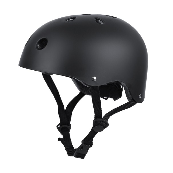 Capacete de ciclismo para crianças preto