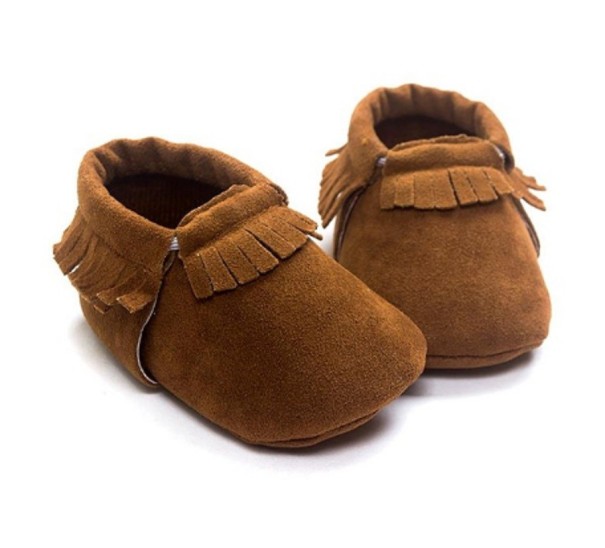 Capacetes de criança com franjas castanho 12-18 meses