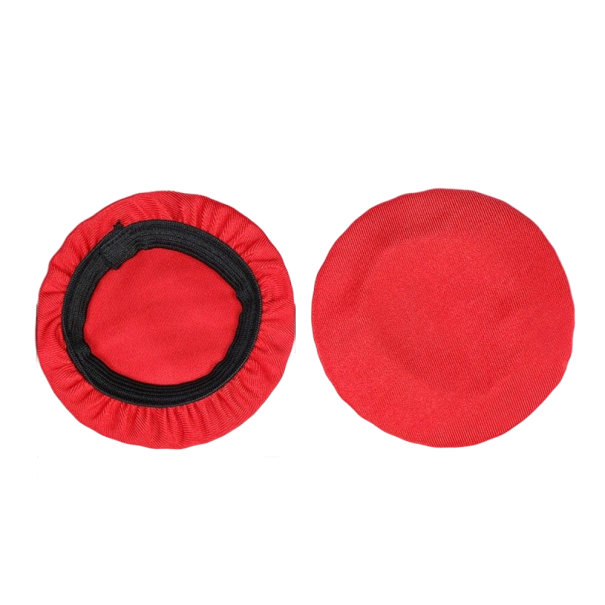 Capas higiénicas para auscultadores 8 cm 4 pcs vermelho