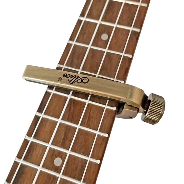 Capotasto Universale per Chitarra Acustica ed Elettrica Meccanismo a Molla Fissaggio Veloce Accessori Musicali oro