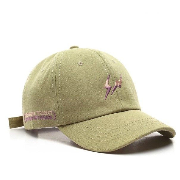Cappellino con fulmine verde chiaro