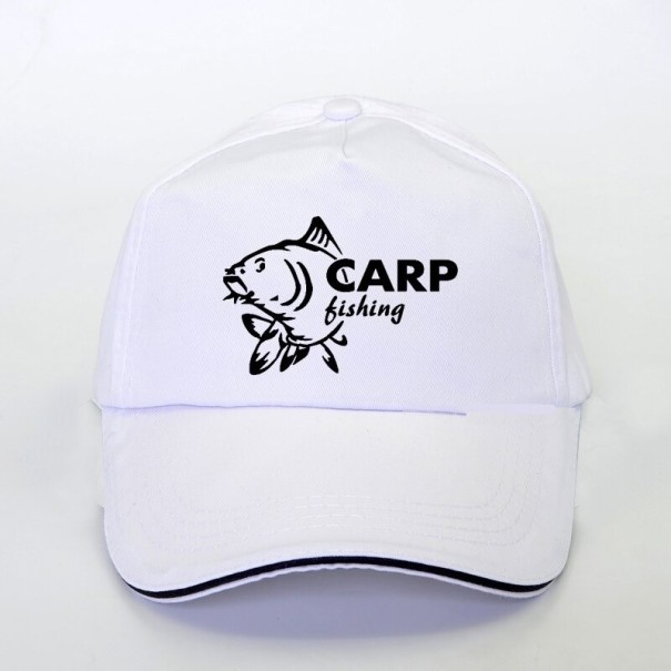 Cappellino con pesce T207 bianco