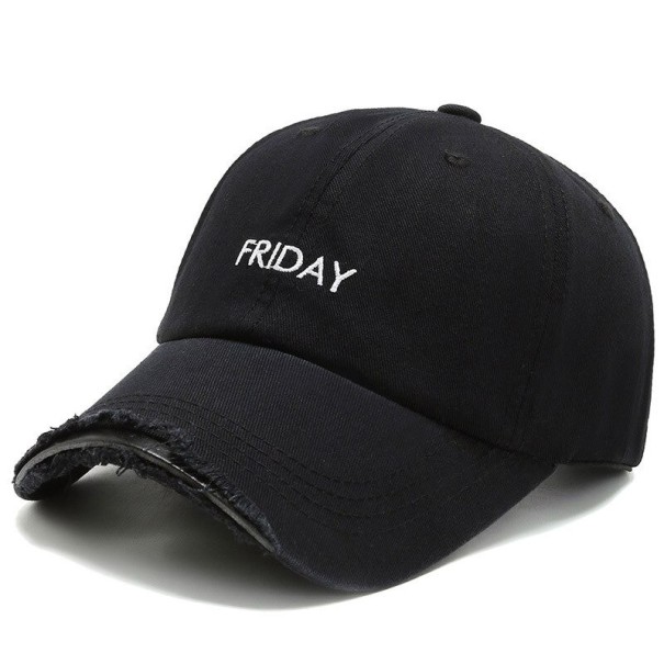 Cappellino con visiera nero