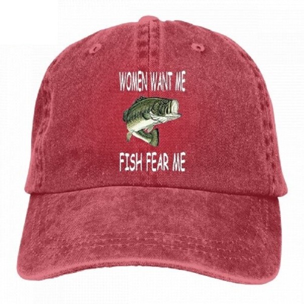 Cappellino da uomo con pesce T181 8