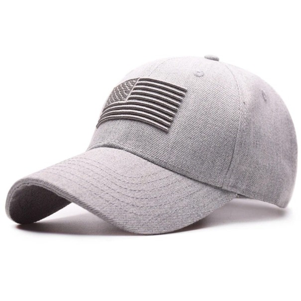 Cappellino da Uomo USA T41 grigio