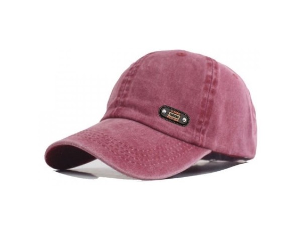 Cappellino di Jeans T1081 bordeaux 1