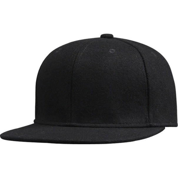 Cappellino snapback da uomo T264 nero 64 cm