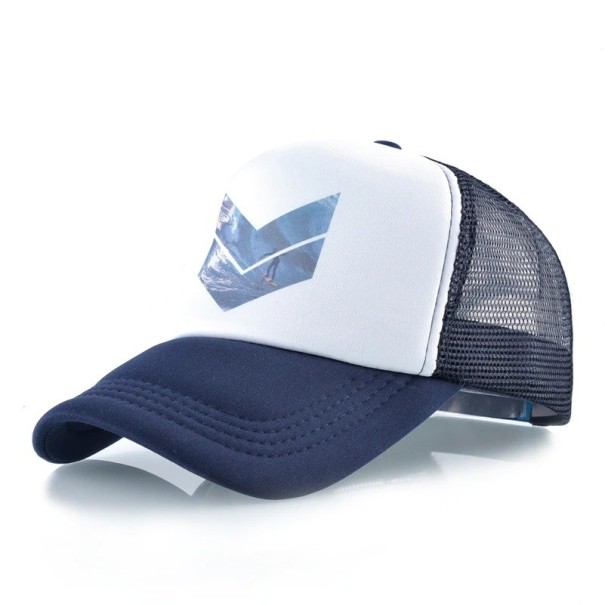 Cappellino Trucker con Surfista blu scuro