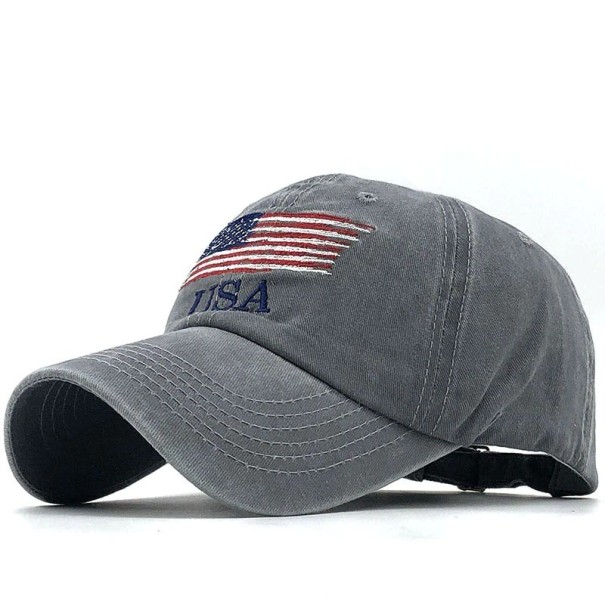 Cappellino USA grigio